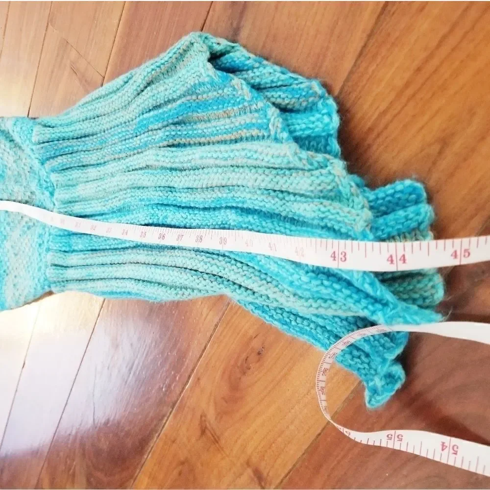 Mermaid tail blanket